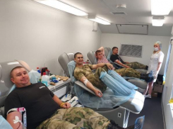 На Ставрополье сотрудники ОМОН приняли участие во Всемирном дне донора крови