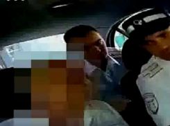 Пьяный водитель маршрутки с пассажирами в Ставропольском крае попал на видео