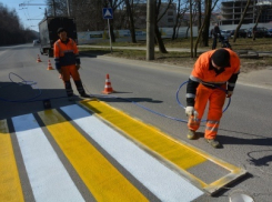 В Ставрополе обновляют дорожную разметку