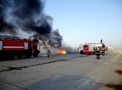 Пожар в аэропорту Ставрополя потушен