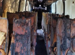 Под Анапой сгорел автобус «Ставрополь-Транстур»