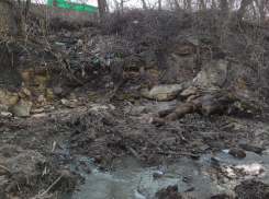 Ставропольские лесники начали разбирать мусорную плотину в реке Грушевой