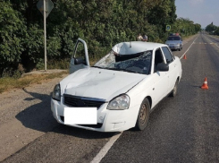 Пожилого мужчину насмерть сбила белая «Приора» на пешеходном переходе под Ставрополем