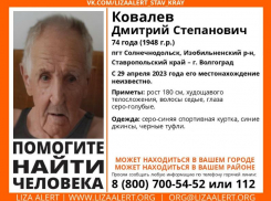 Пенсионер пропал на Ставрополье