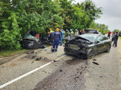 Младенец отправился в больницу после встречного столкновения в Шпаковском округе 