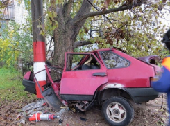 Автовор угнал ВАЗ из Ставрополя и врезался на нем в дерево во время погони