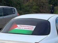 Водитель в Ставрополе получил нагоняй от полиции за флаг Палестины на авто 