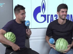 Футболисты петербургского «Зенита» отведали ставропольских арбузов  от создателей антираспильной «Зенит-Арены»