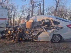 В жуткой аварии на Ставрополье погиб водитель