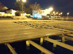 Установка нового арт-объекта началась на Крепостной горе в Ставрополе