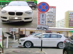 Паркуюсь, как хочу: автоледи ежедневно паркуется в Ставрополе под запрещающим знаком