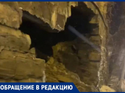 Из-за обрушения стены на Кавалерийской двор ставропольчанки стал небезопасен