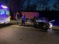 На Ставрополье водитель «Калины» погиб в лобовом столкновении с КамАЗом