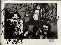 Автограф известной зарубежной рок-группы можно получить в обмен на авто в Невинномысске