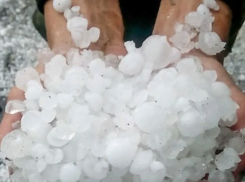 На Ставрополье обрушился мощный град