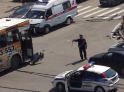Скутер столкнулся с пассажирским автобусом в Ставрополе