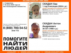 Годовалая девочка и 38-летний мужчина пропали в Ставрополе
