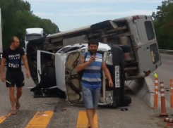 Один человек пострадал в жесткой аварии на Ставрополье, - очевидцы 