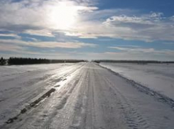 На Ставрополье закрыт участок трассы из-за наледи