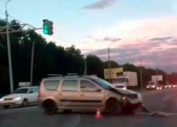 На выезде из Ставрополя произошла авария