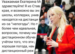 «Мы сидим дома»: ставропольские школьники пожаловались Мизулиной на запрет посещения школы
