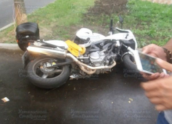 "Семерка" сбила мотоциклиста в Ставрополе