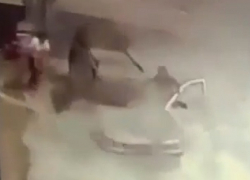 Автомобиль едва не взорвался на заправке в Ставрополе 