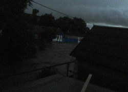 Село Ставрополья подтопило в результате сильного ливня