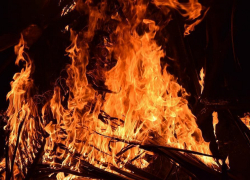 В одном из городов Ставрополья потушен крупный пожар