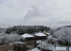 Фото засыпанных снегом городов КМВ появились в сети 23 апреля 
