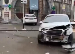 В Ставрополе в ДТП с двумя такси пострадала пассажирка 