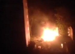 Сторожевую будку подожгли неизвестные в Ставрополе