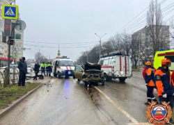 Три человека угодили в больницу из-за аварии в Ставрополе 