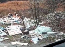 Стихийная свалка в окрестностях Железноводска попала на видео