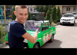 Ставропольский изобретатель «жиги-наоборот» отправился в путешествие на реставрированной «инвалидке»