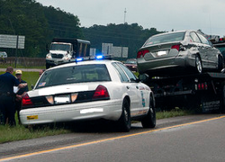 Пьяный водитель врезался в патрульное авто на Ставрополье