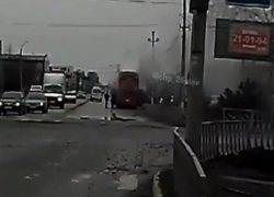 Ставропольский автобус загорелся по дороге в Москву