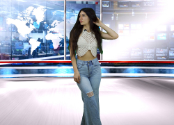 Прохладу и облачность пообещала ставропольцам очаровательная Вика из «Блокнота» 