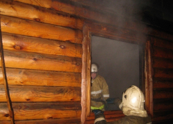 Баня сгорела в Ессентуках