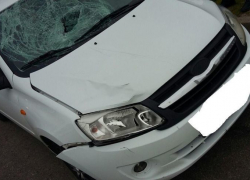 В Ставрополе "Гранта" переехала пешехода-нарушителя