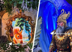 Царевна-Лебедь и золотая рыбка в правительстве Ставрополья: эксклюзивные фото с празднования чиновниками 8 марта