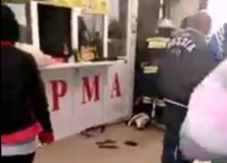 Сгорела дотла торговая точка по продаже шаурмы на Верхнем рынке в Ставрополе