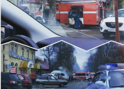 В центре Пятигорска горела крыша жилого дома