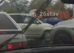 "Транспортный коллапс": Ставрополь "встал" после небольшого осеннего дождя