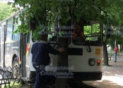 Пассажир избил водителя троллейбуса и спровоцировал ДТП в Ставрополе, - очевидцы 