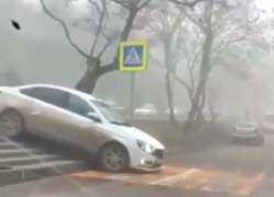 Автохам проехался по пешеходной лестнице в Пятигорске и попал на видео