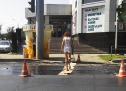 Улицу Льва Толстого в Ставрополе не отремонтировали за выходные как обещали