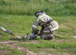 На Ставрополье случился пожар в двухквартирном доме