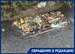 Забитые мусором ливневки заметили жители Ставрополя 