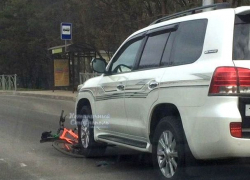 Джип наехал на подростка-велосипедиста на улице Лермонтова в Ставрополе
